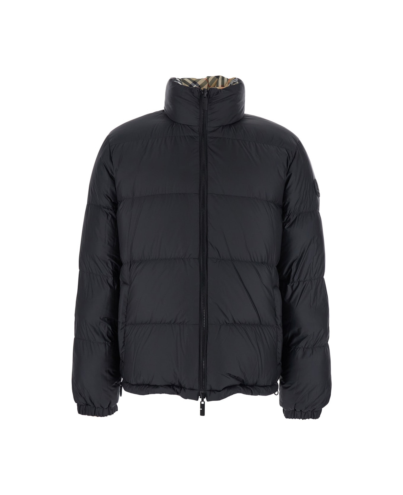 Check Down Jacket - 4