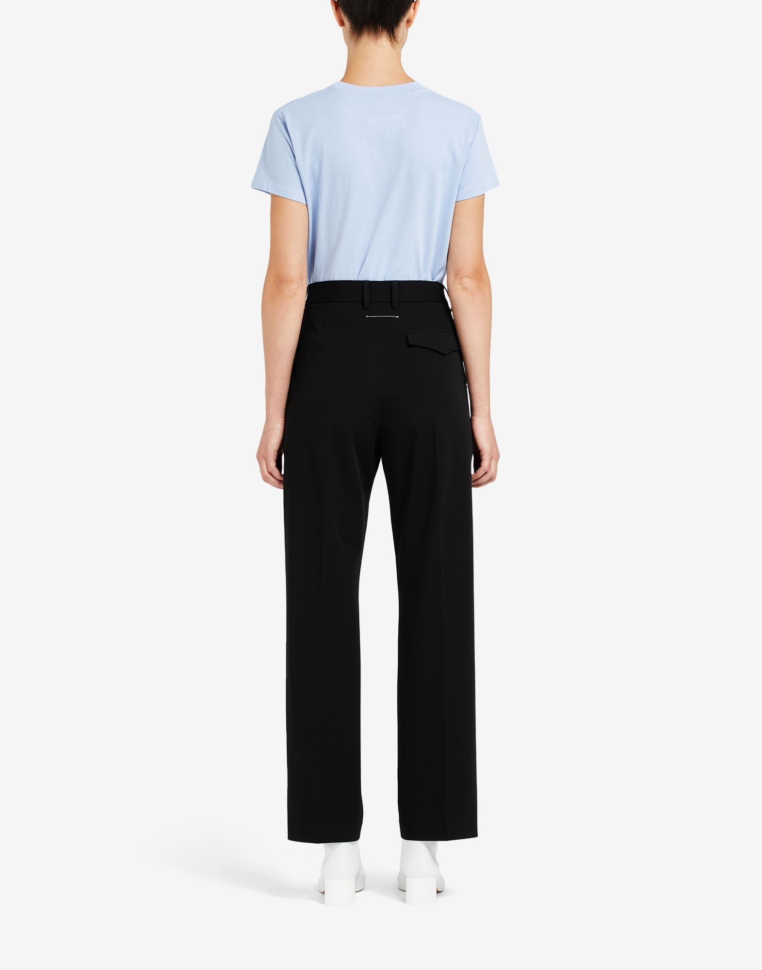 Badge pleated trousers - 4