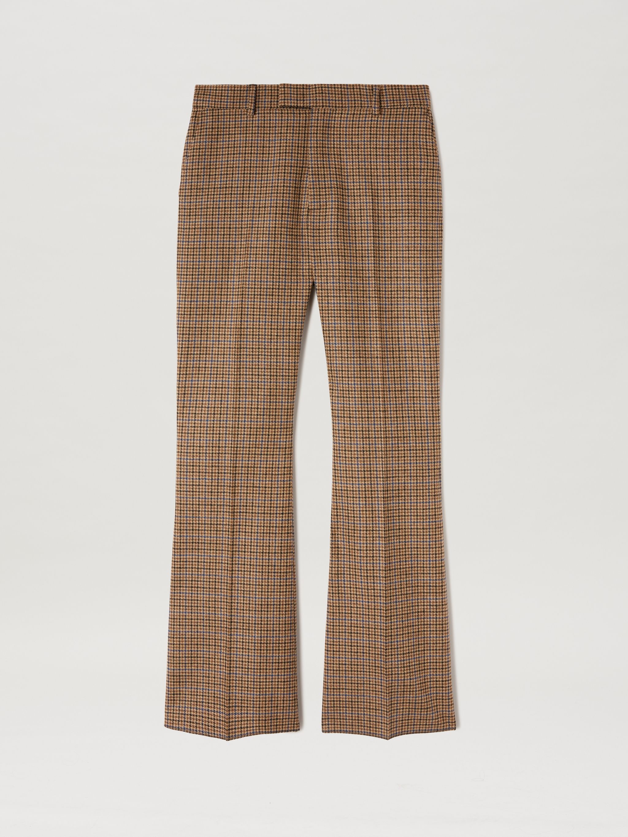 CHECK SUIT PANTS - 1