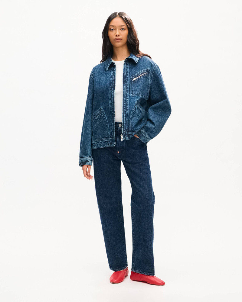 KENZO 'KENZO Signature' genderless utility jacket in japanese denim outlook