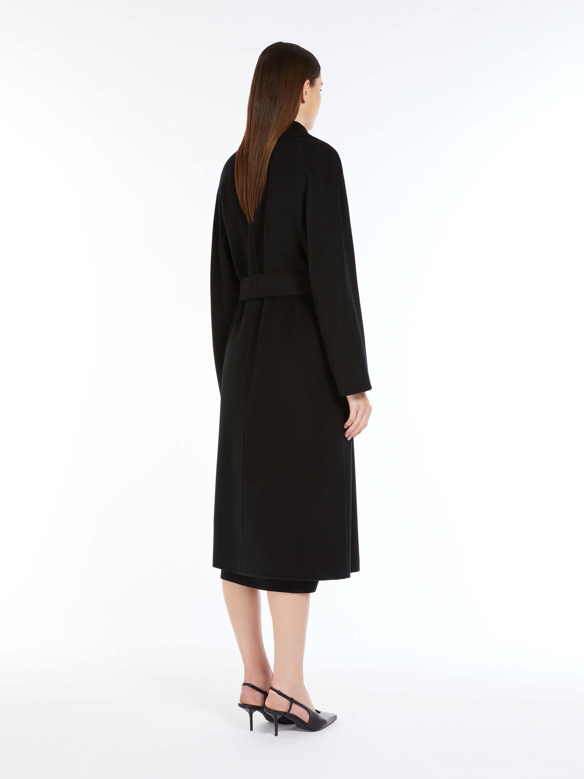 CLES Wool, cashmere and silk wrap coat - 4