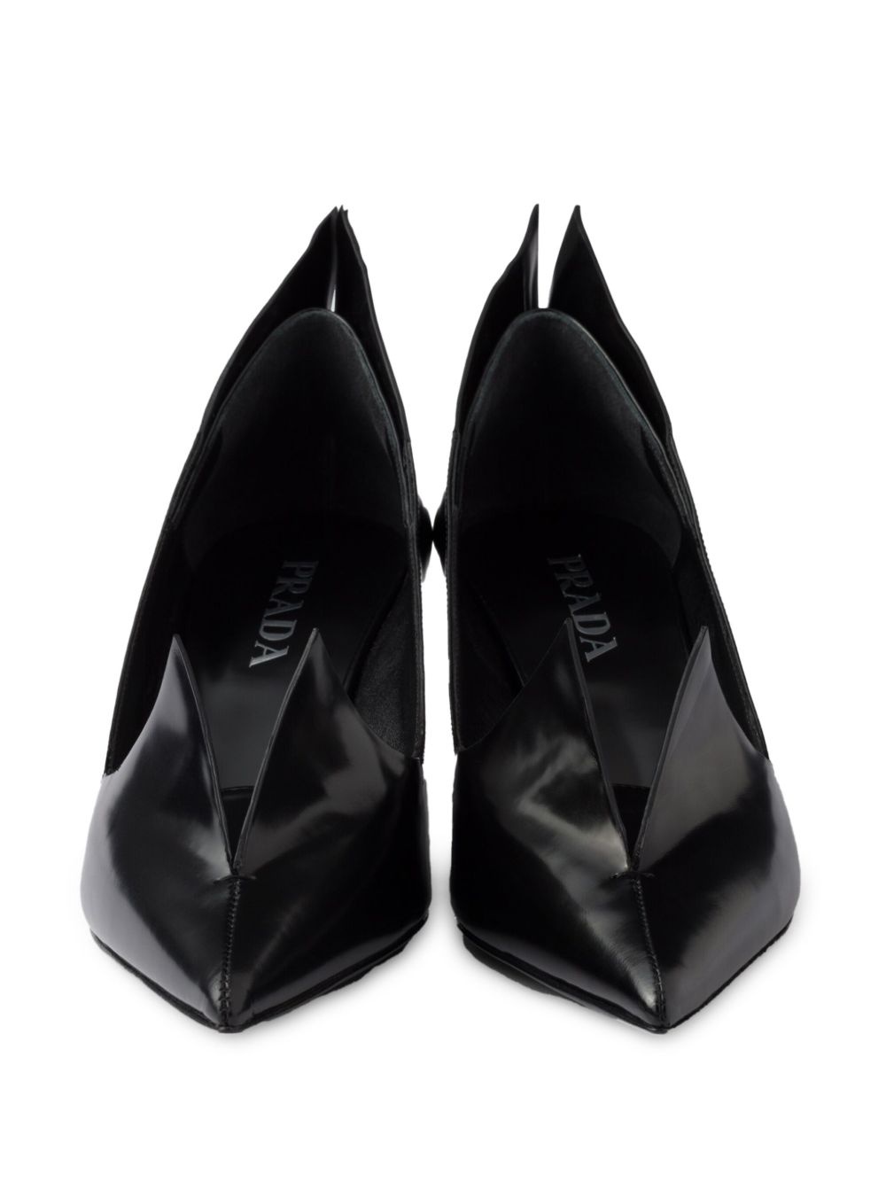 55mm brushed leather pumps - 5