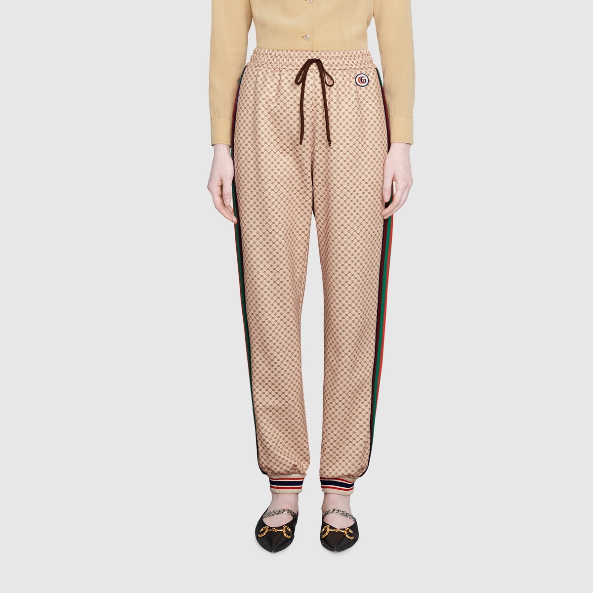 Interlocking G print jersey pant - 3
