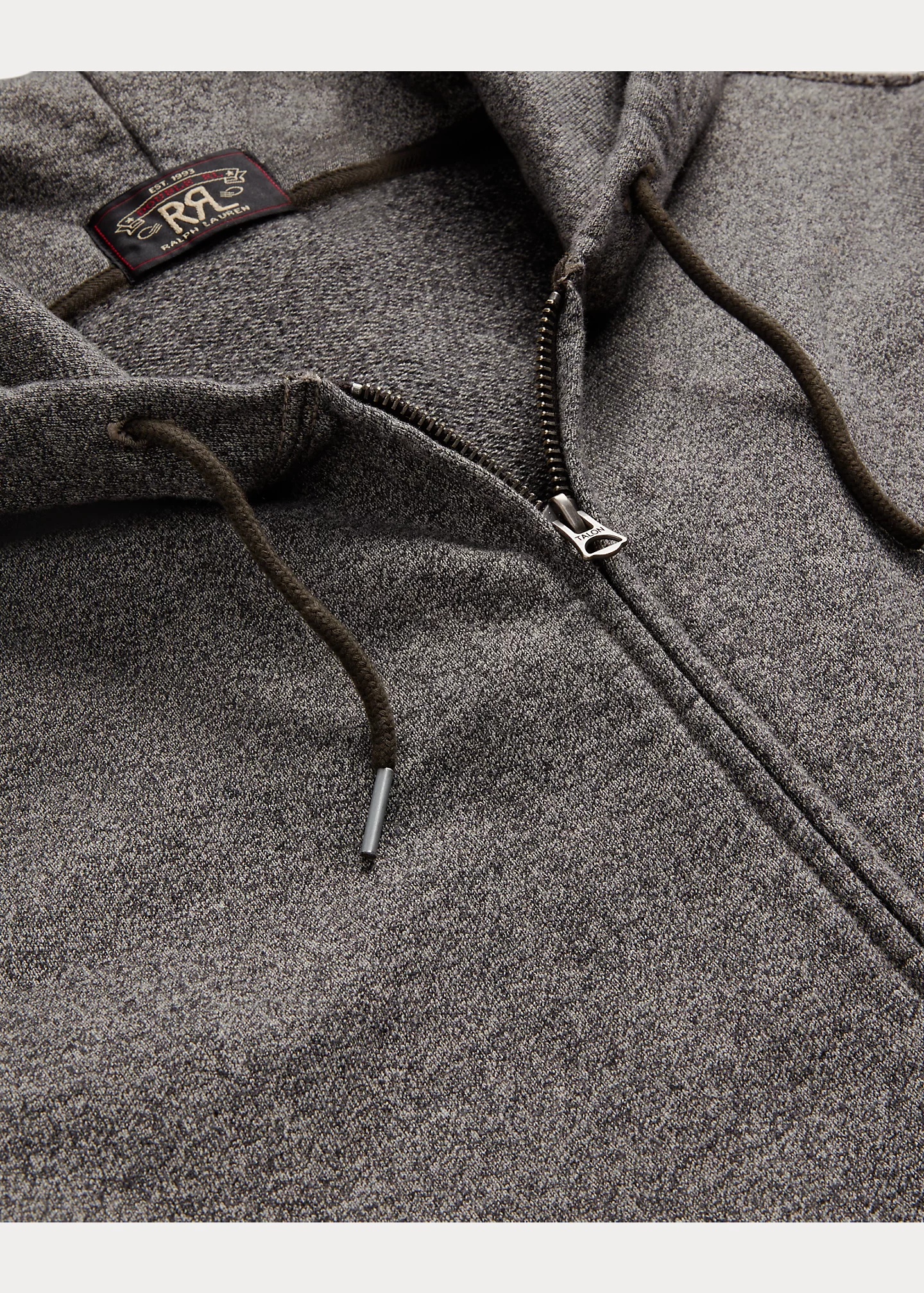 RRL by Ralph Lauren French Terry Full-Zip Hoodie | REVERSIBLE