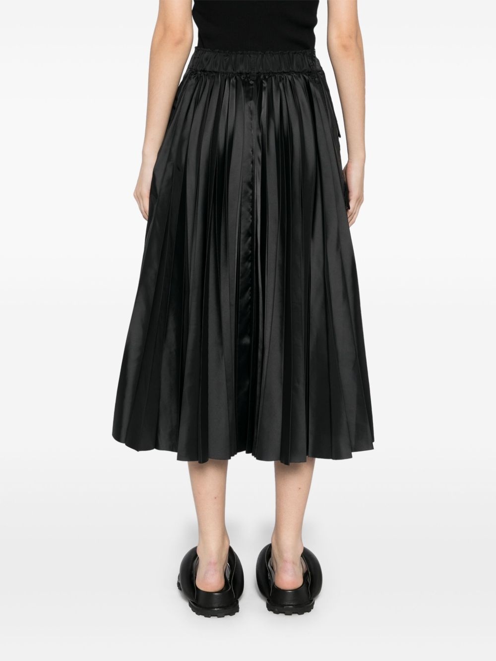 panelled-design skirt - 4