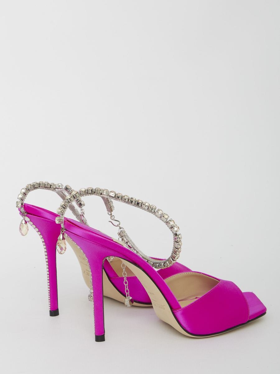 JIMMY CHOO SAEDA 100 SANDALS - 3