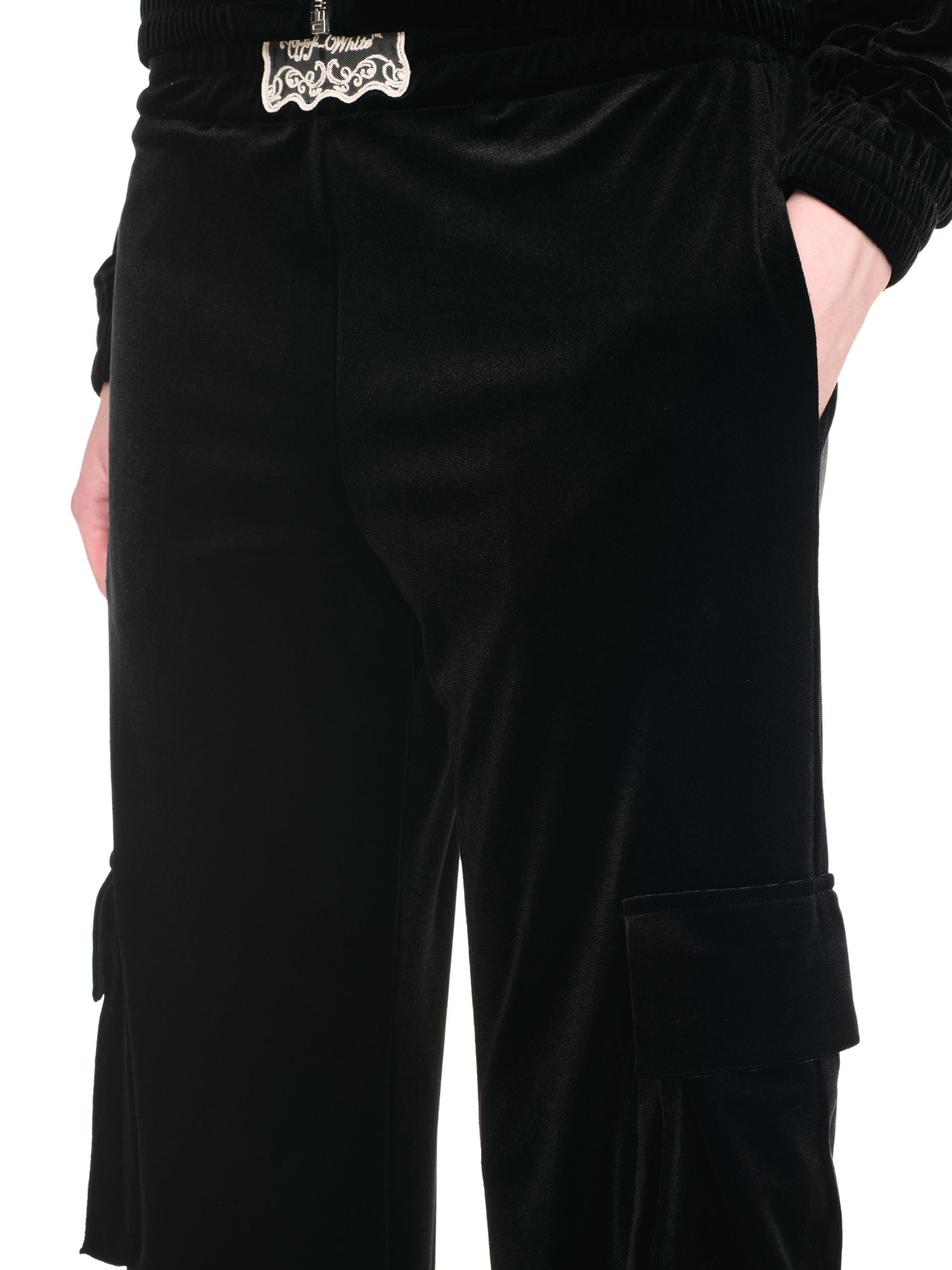 Velvet Cargo Track Pants - 3