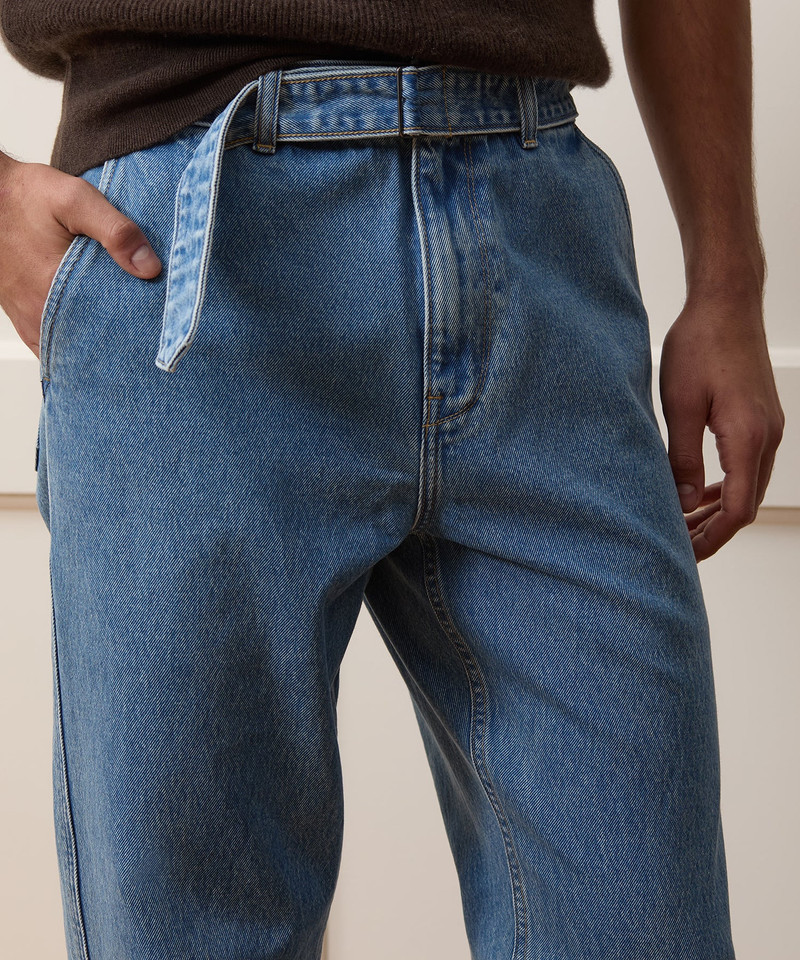 Belted Denim Trouser 5