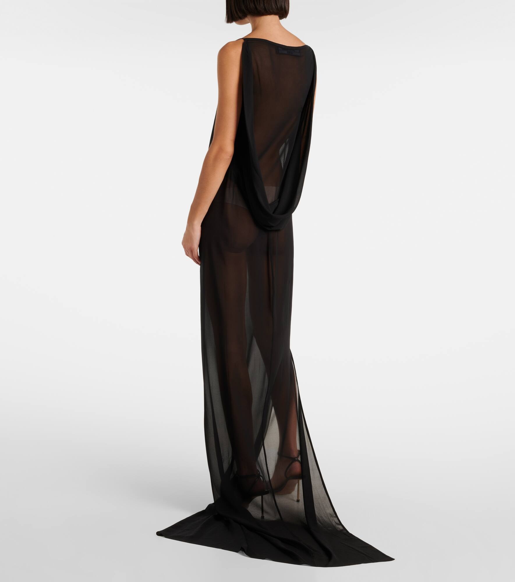 The Ameno silk-blend gown - 3