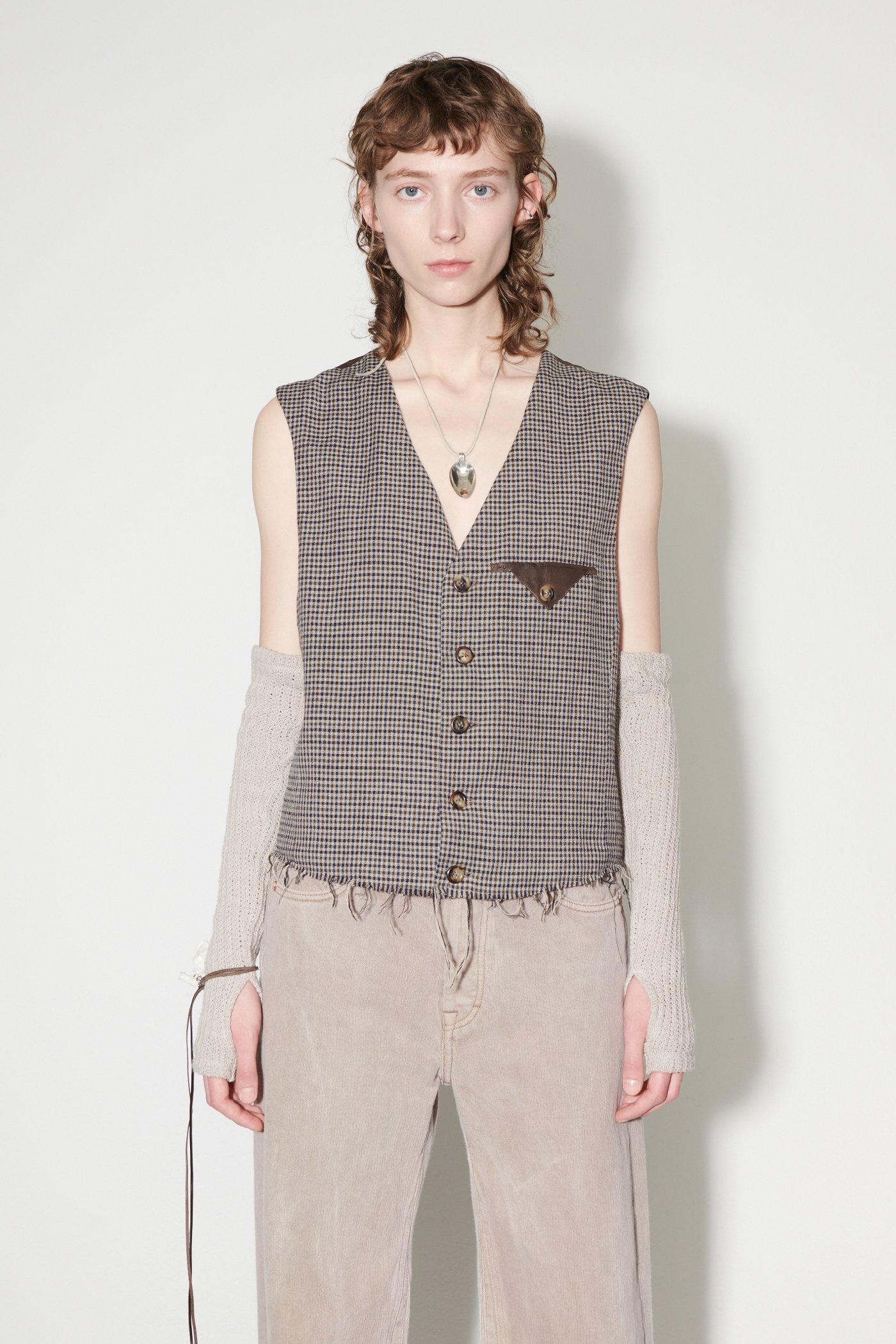Cut Waistcoat Old Money Check - 3