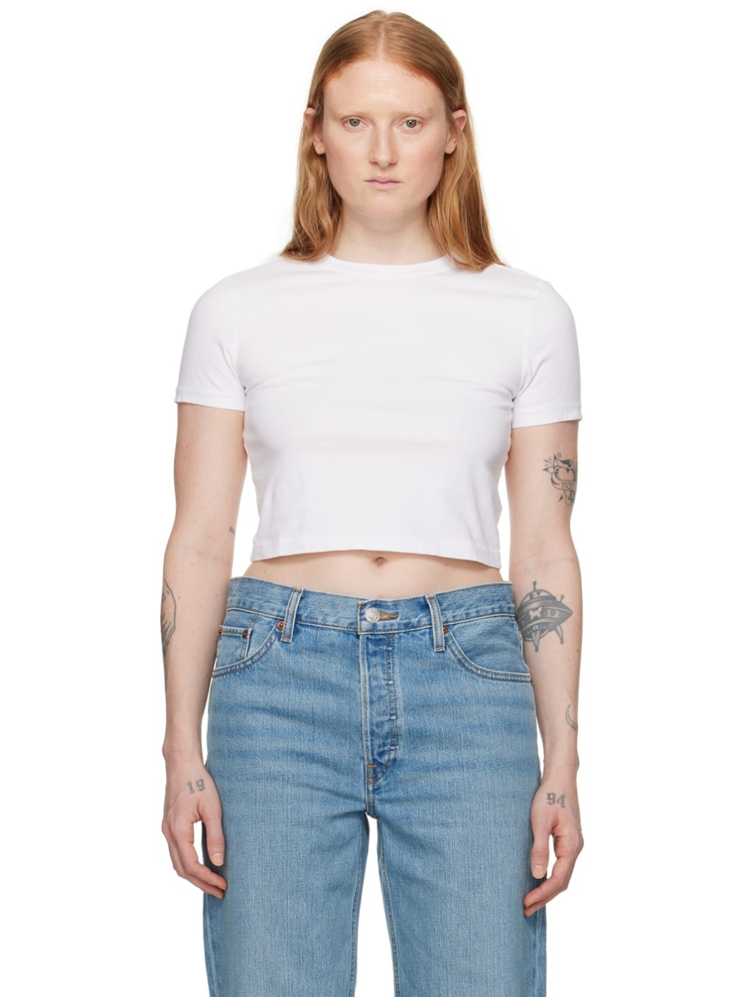 White Micro T-Shirt - 1