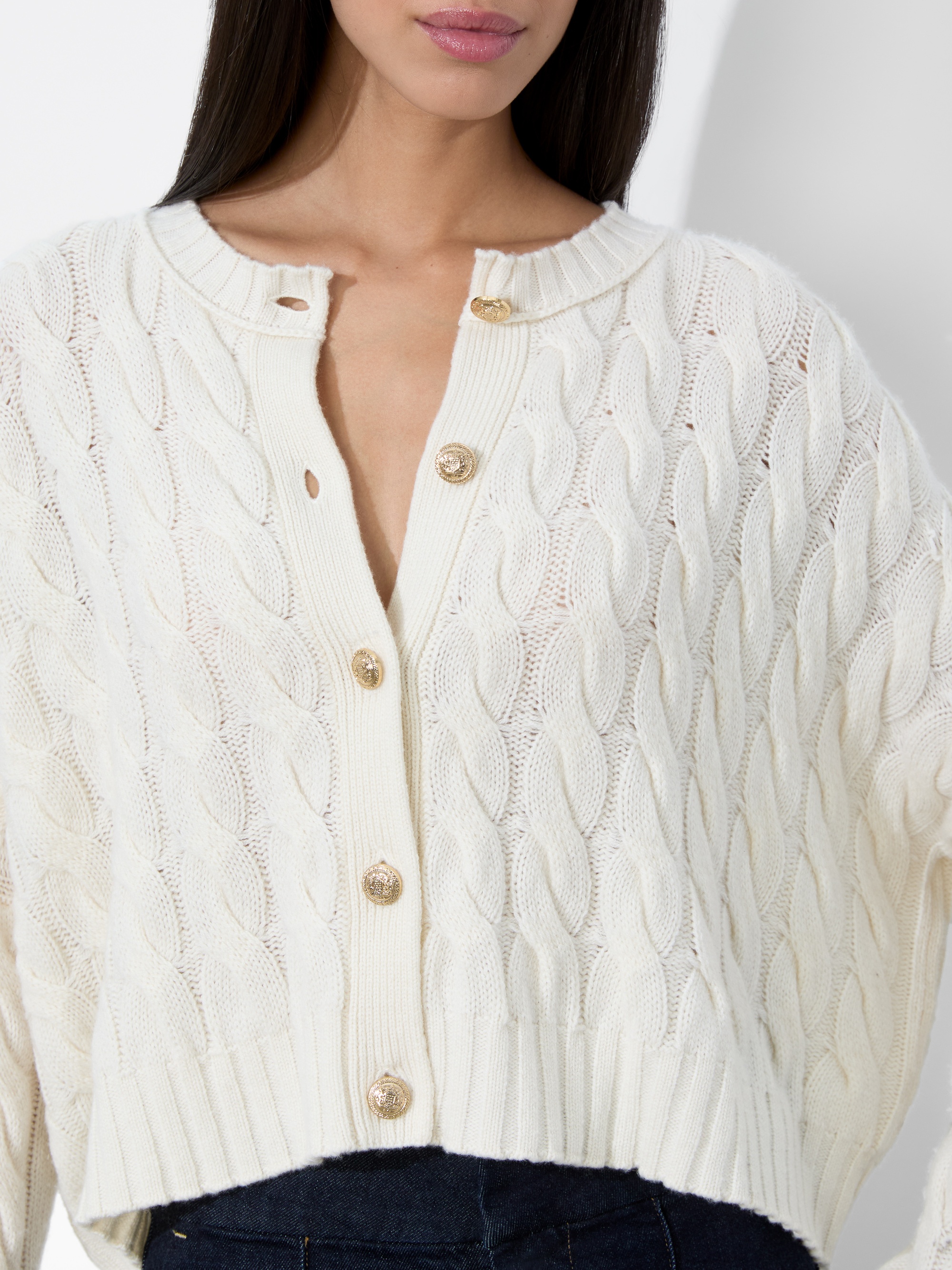 CECILIE CABLEKNIT CARDIGAN - 6