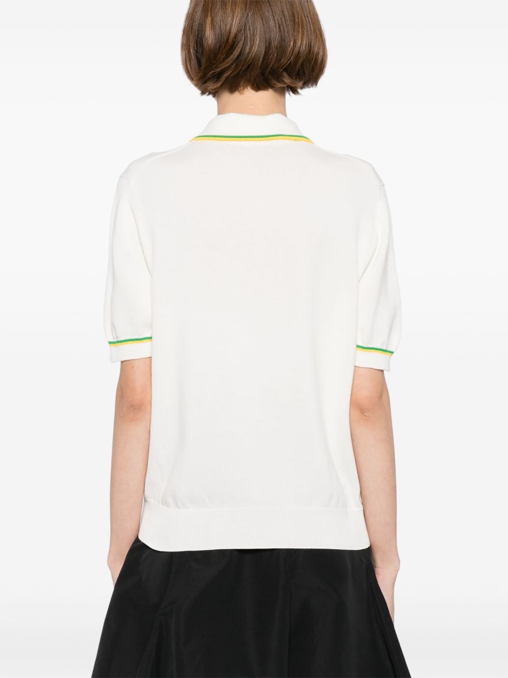 Cropped 3D Seamless Stretch polo shirt - 4