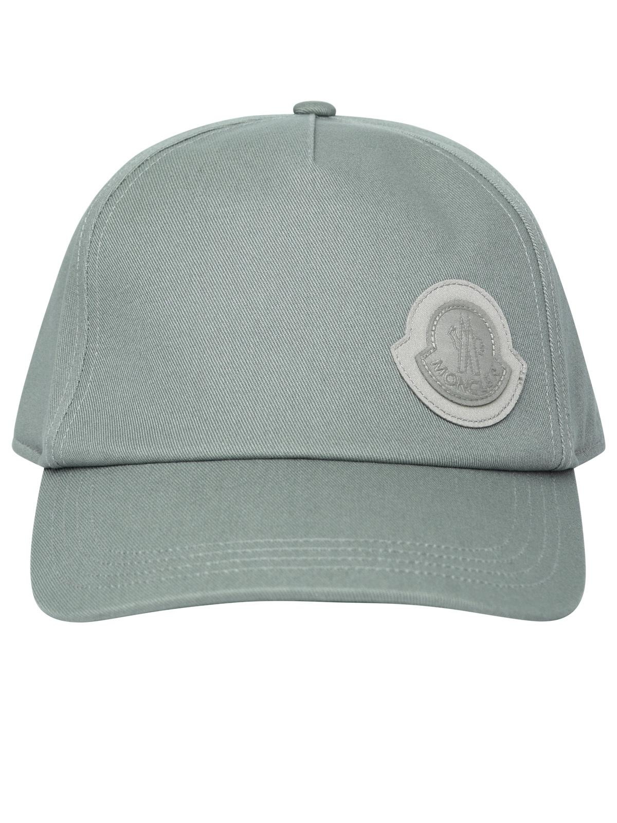 Moncler Green Cotton Hat - 1