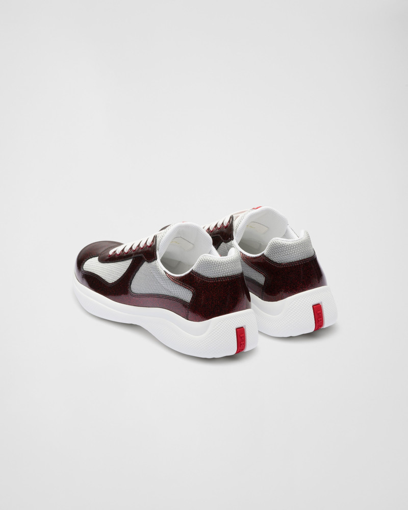 Prada America's Cup patent leather and bike fabric sneakers 5