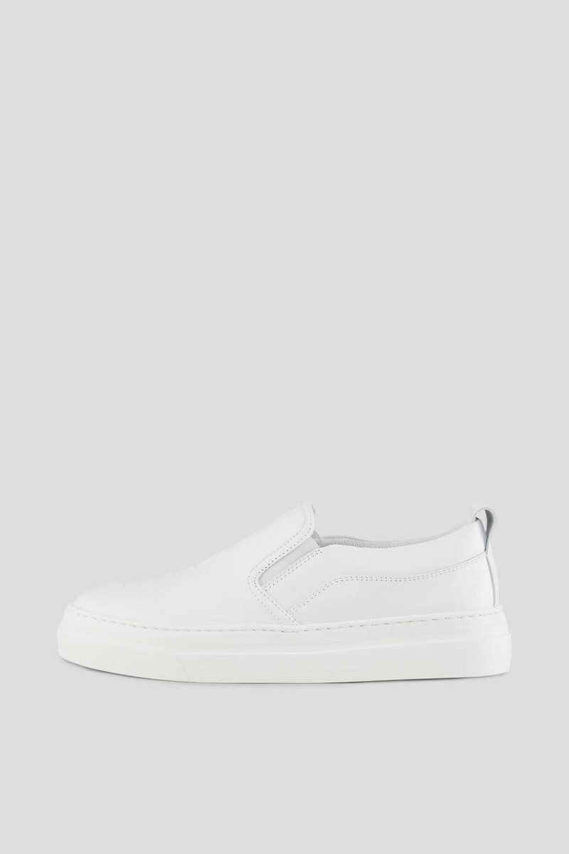 BARCELONA SLIP-ON SNEAKERS IN WHITE 1