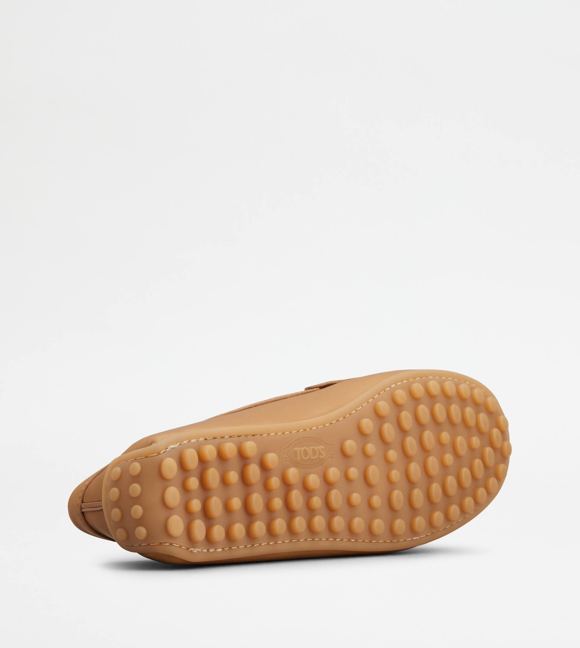 CITY GOMMINO DRIVING SHOES IN LEATHER - BEIGE - 4