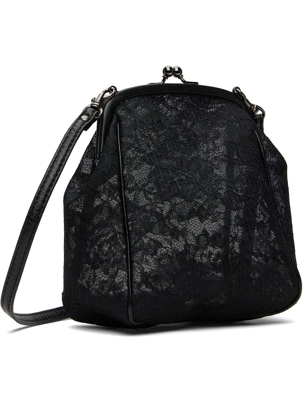 Black Clasp Pouch Bag - 2
