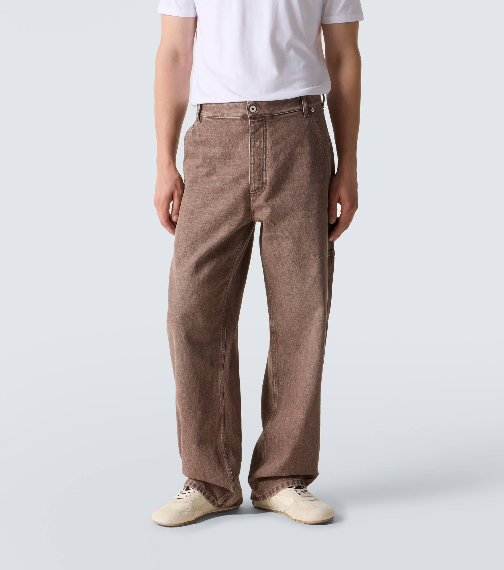Mid-rise cargo jeans - 3