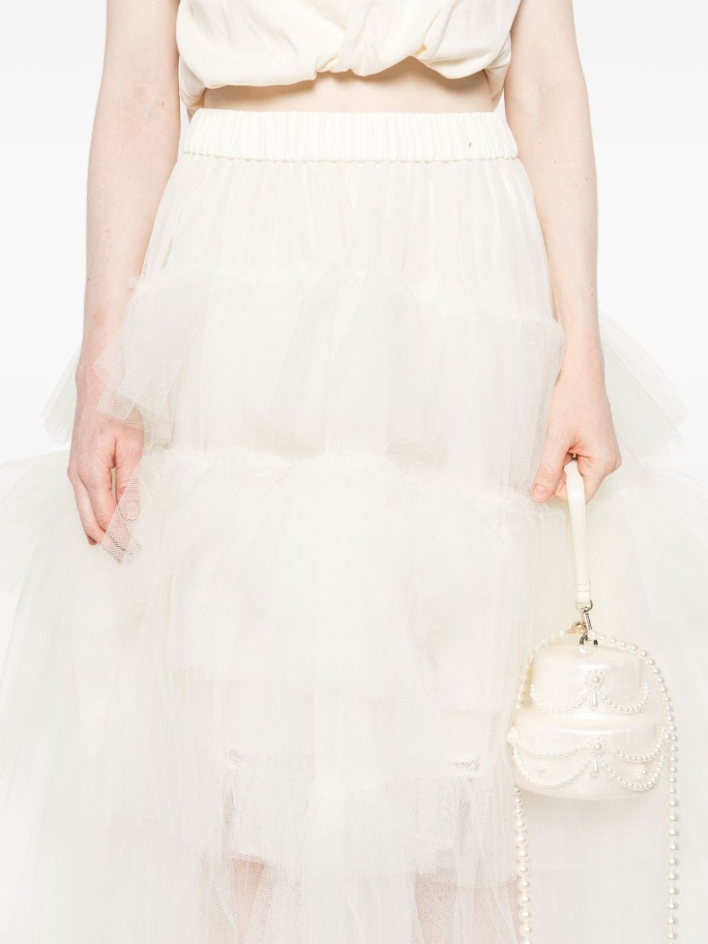 tulle midi skirt - 5