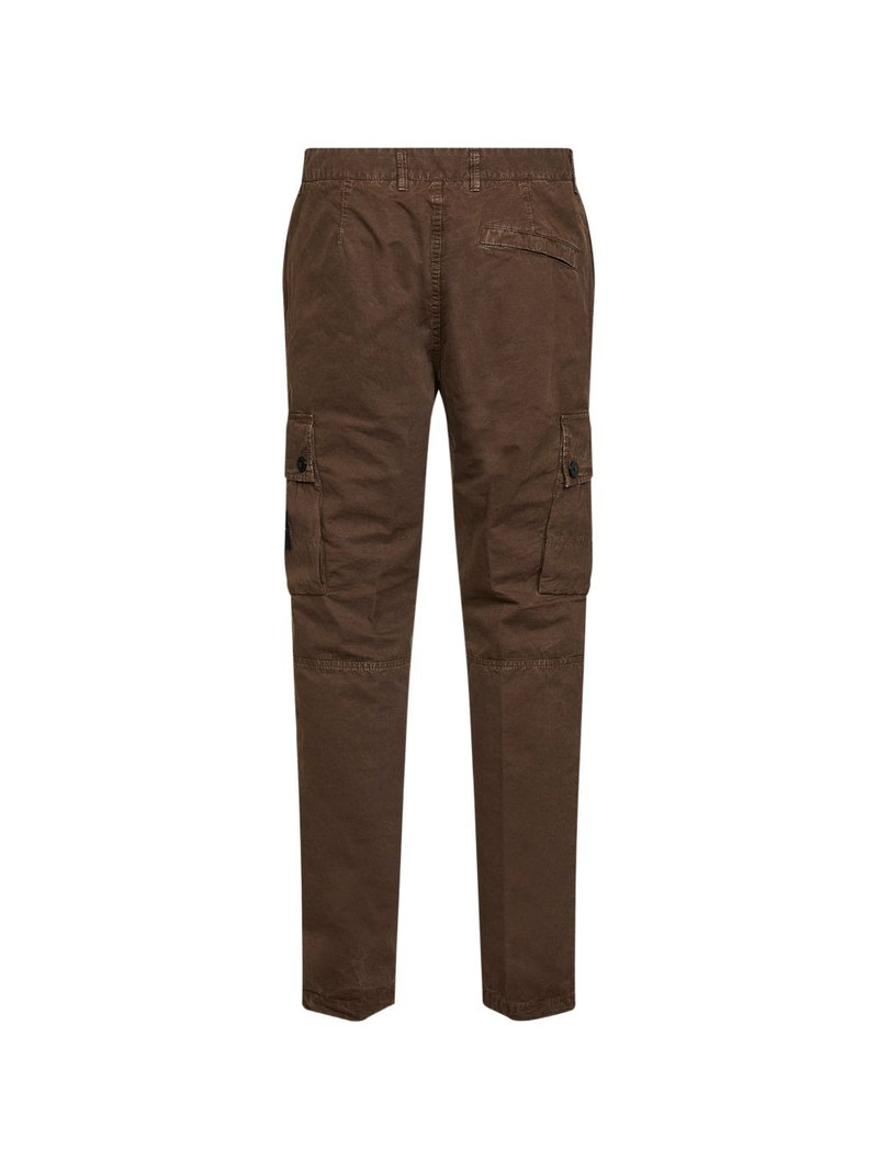 Stone Island logo-patch cargo trousers outlook