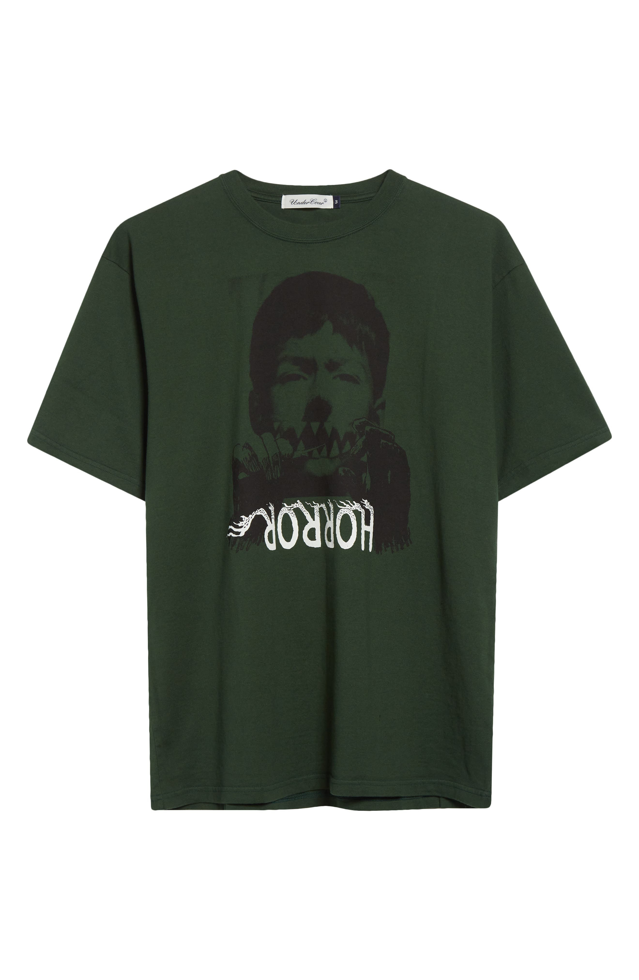 Undercover Horror Graphic T-Shirt in Khaki Green at Nordstrom - 5