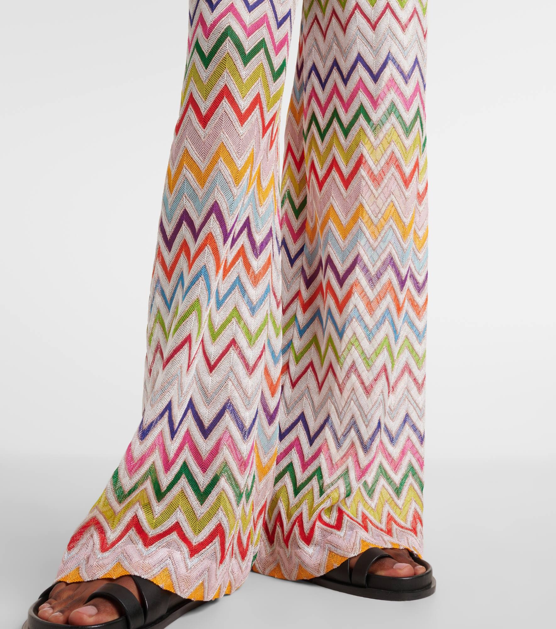 Zigzag palazzo pants - 5