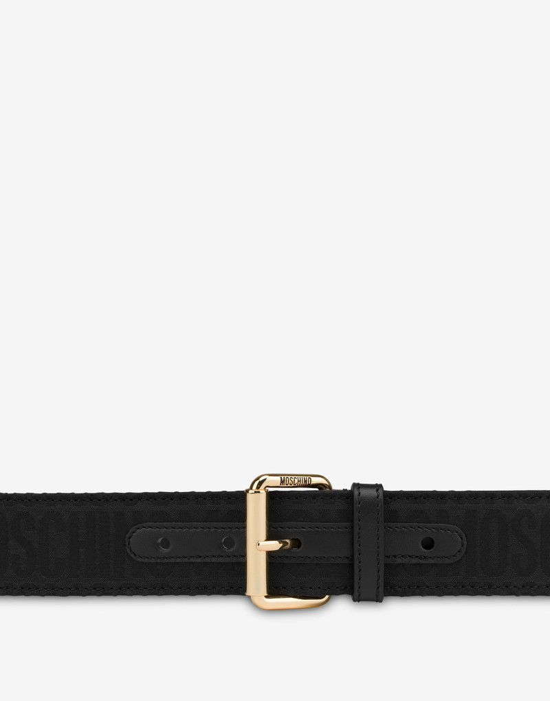 Moschino ALL-OVER LOGO BELT outlook