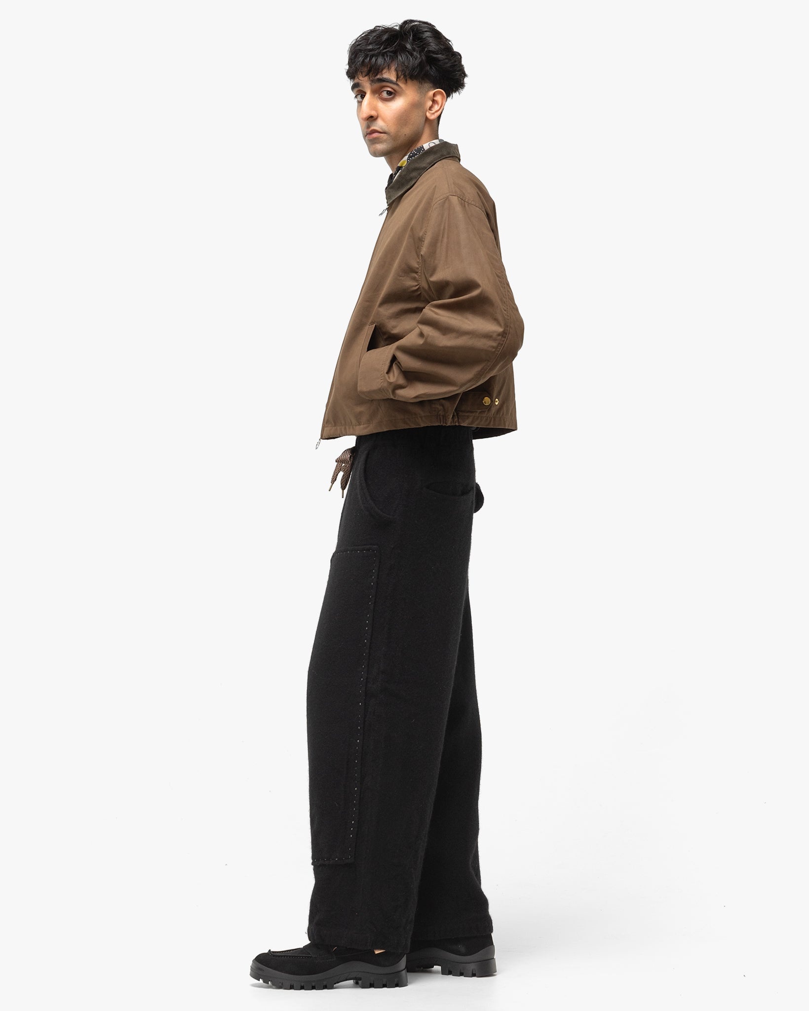 Fulling Wool CASA Pants Black - 3