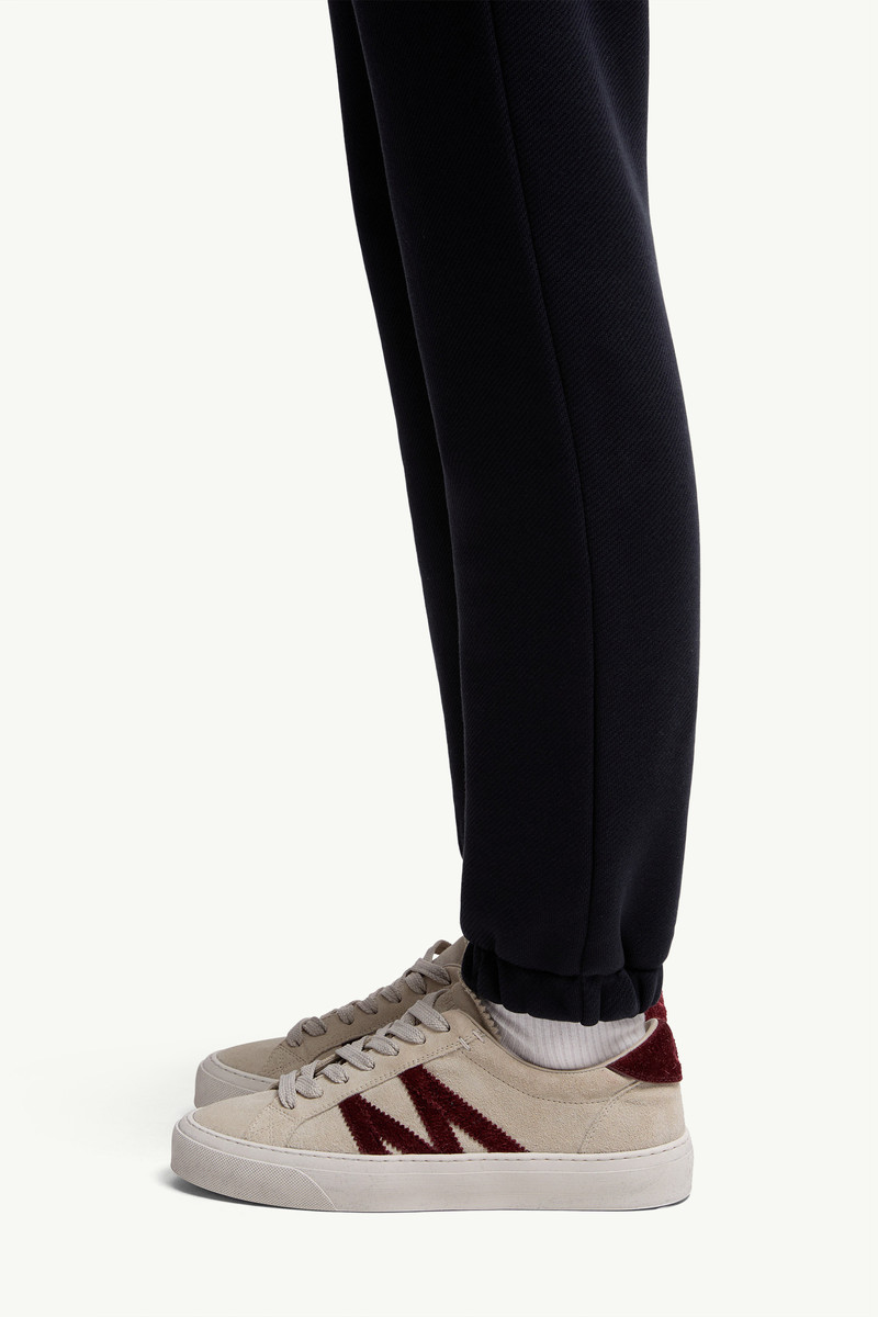 Logo Patch Cotton Sweatpants 4