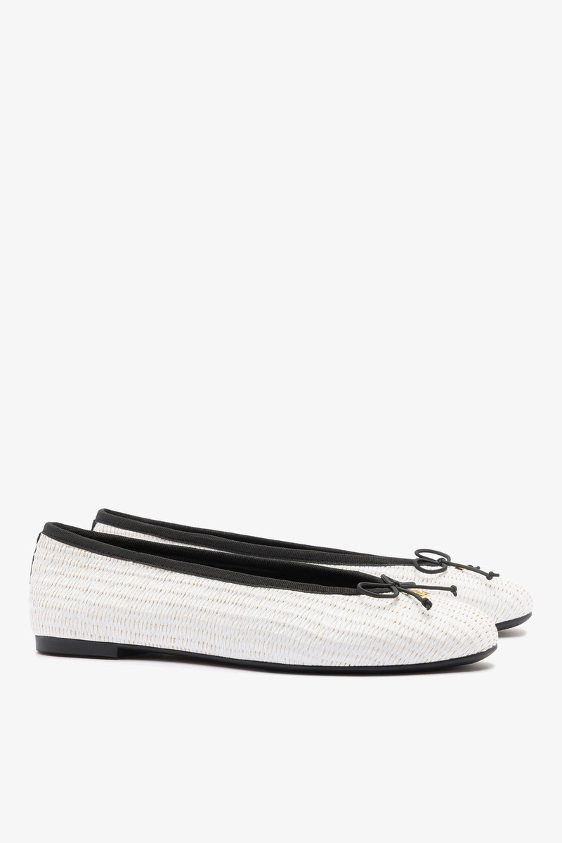 Pavlova Ballet Flat White Raffia 3