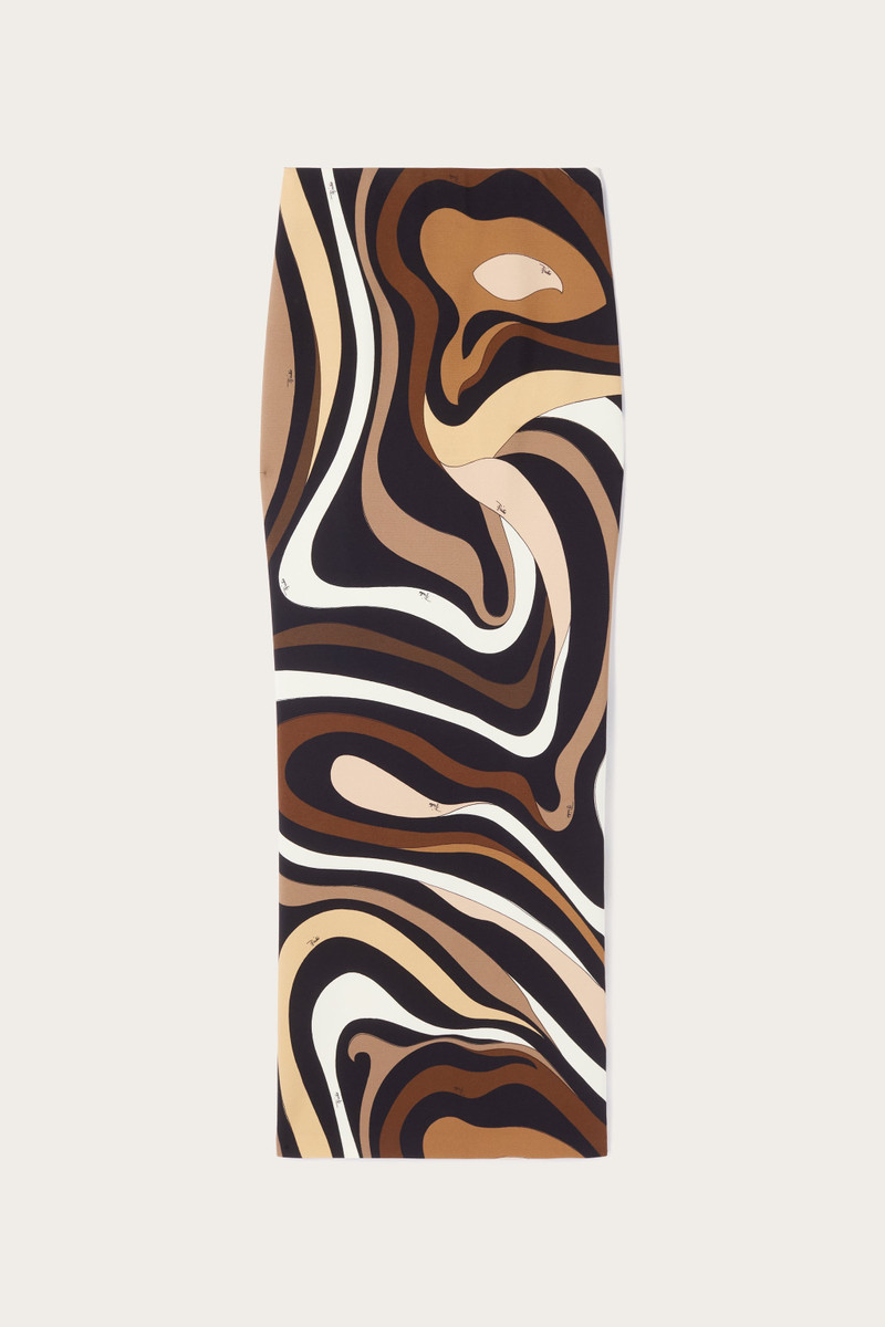 MARMO PRINT HIGH WAIST SKIRT 1