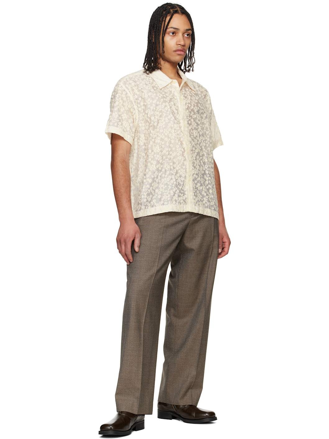 Beige Holiday Shirt - 4