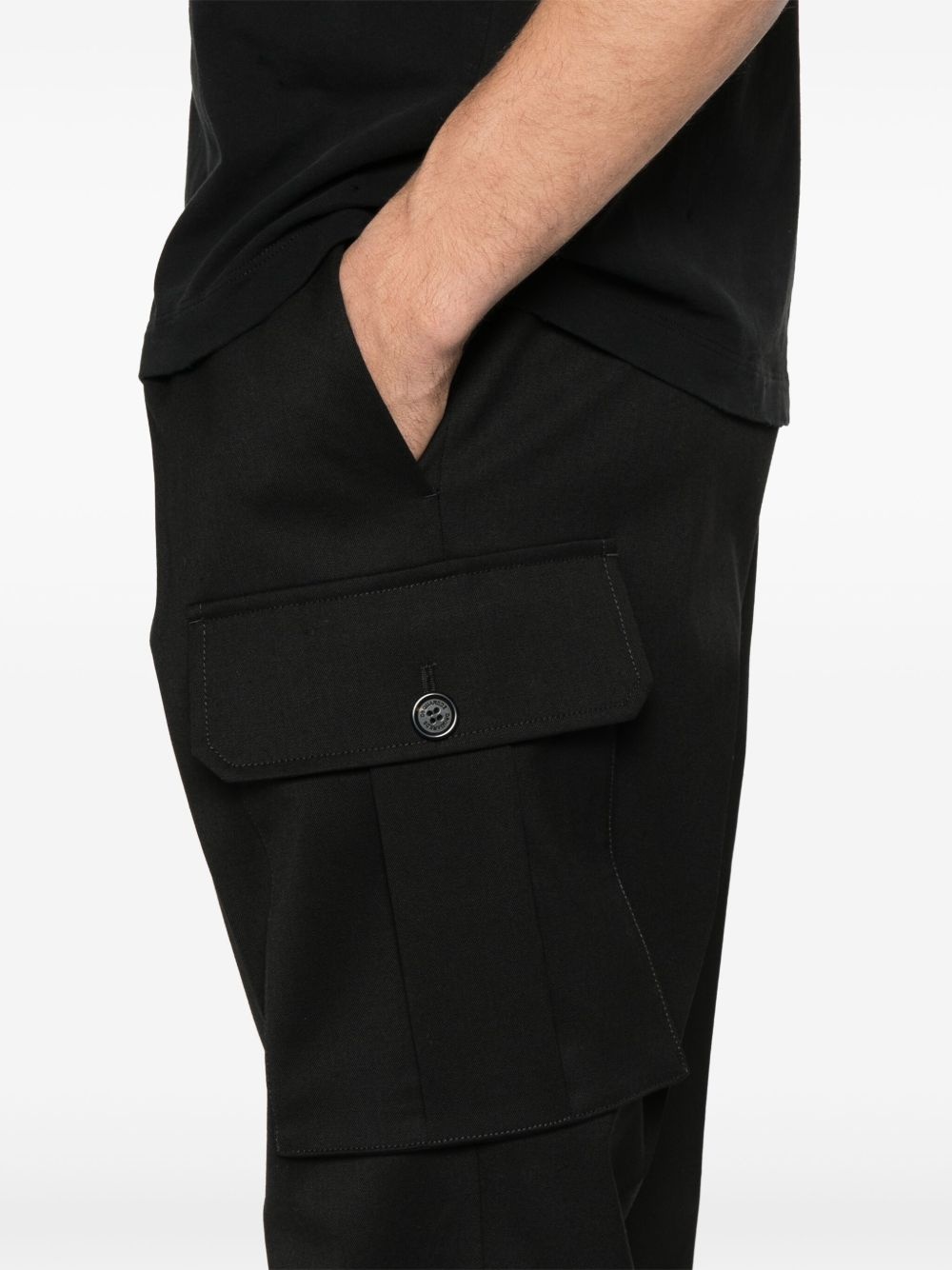 tapered cargo trousers - 5