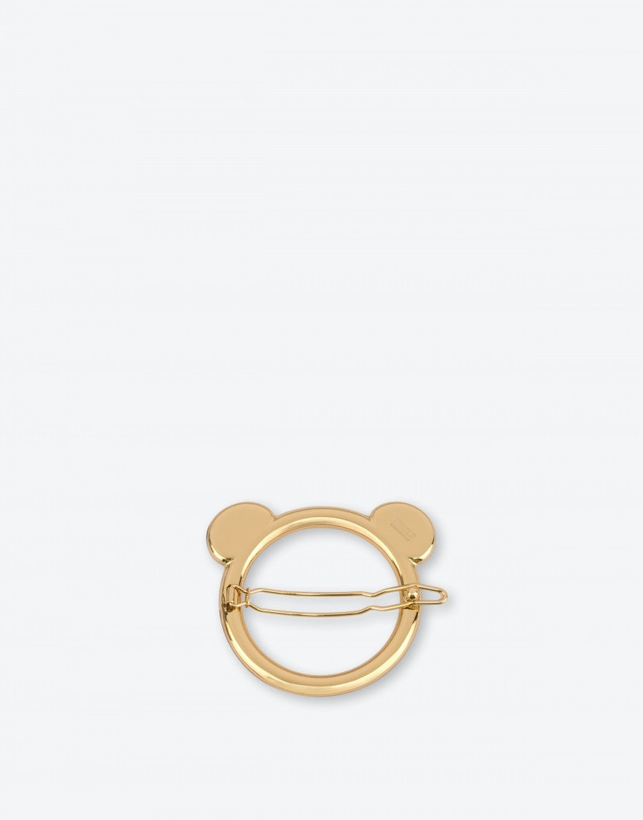 MOSCHINO TEDDY SHAPE HAIR PIN - 2