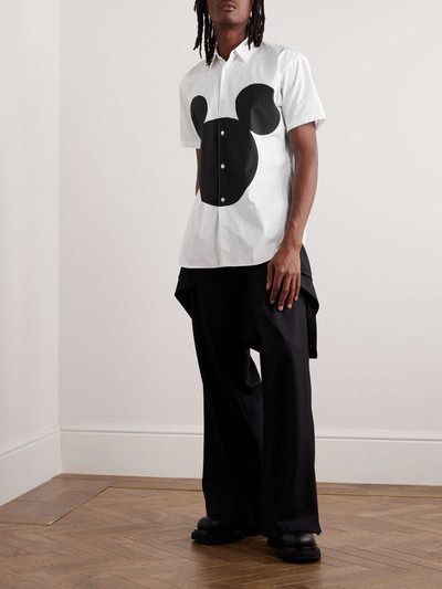 Comme des Garçons SHIRT + Disney Printed Cotton-Poplin Shirt outlook