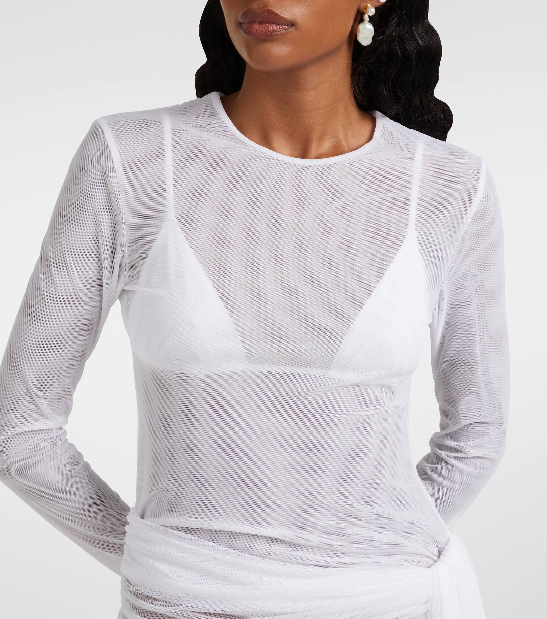 Aiden draped minidress - 4