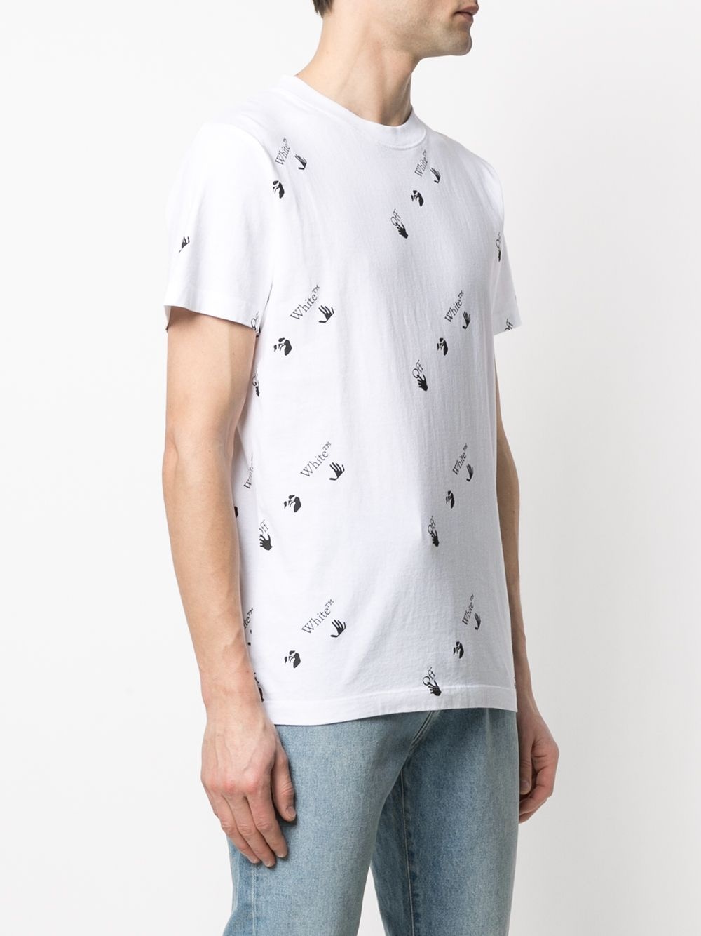 all-over logo-print T-shirt - 3