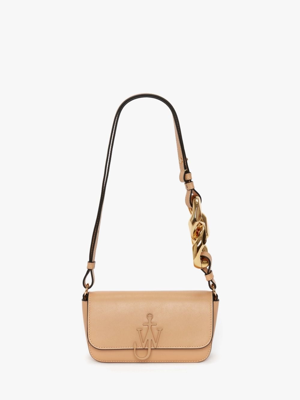 ANCHOR CHAIN BAGUETTE - LEATHER SHOULDER BAG - 1