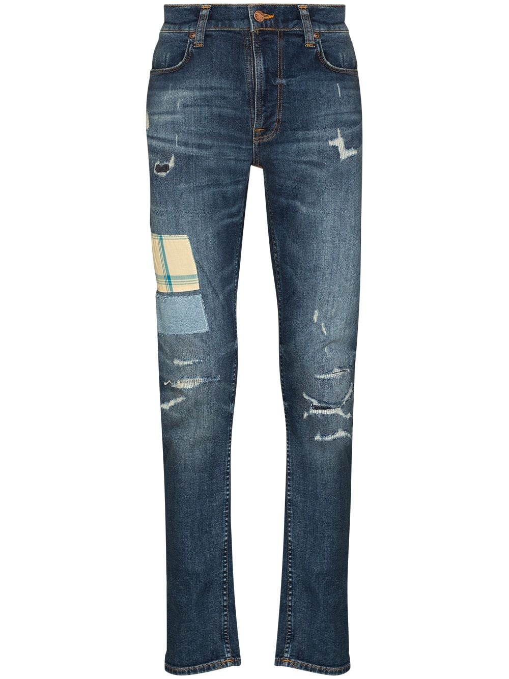 Lean Dean distressed slim-fit jeans - 1