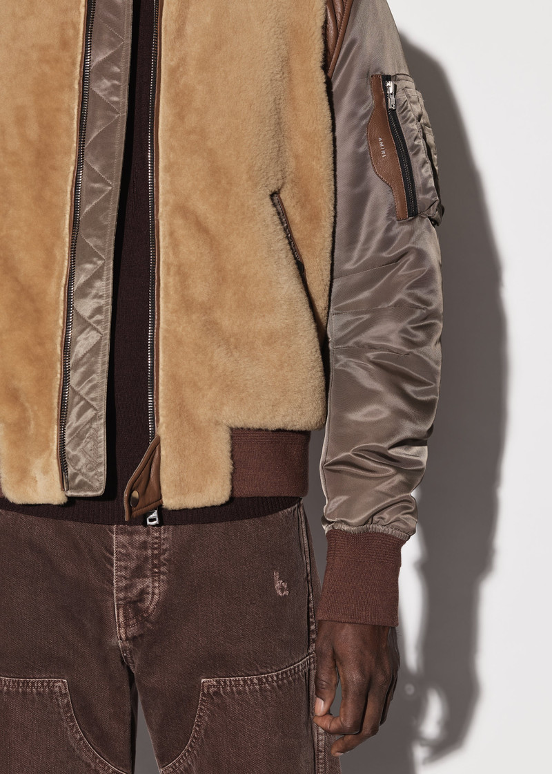 SHEARLING BOMBER JACKET 10