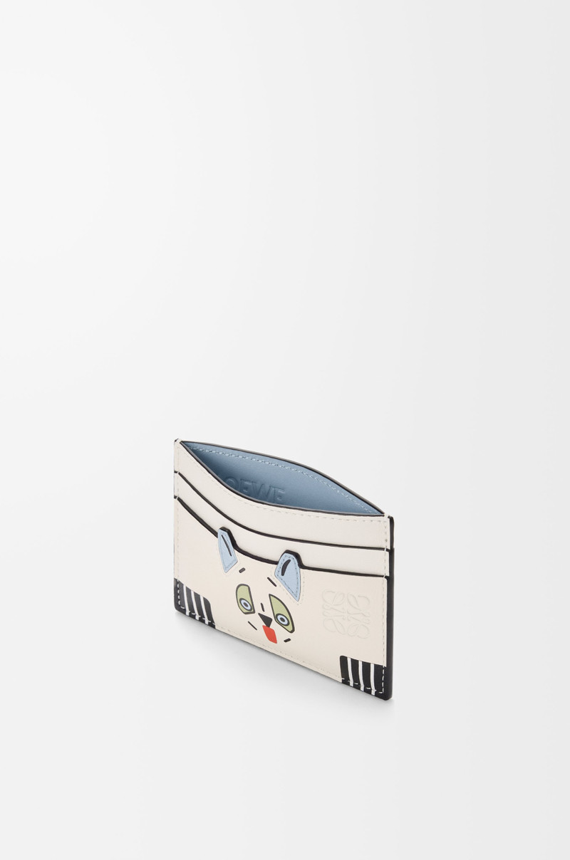 Loewe Futurist Cat plain cardholder in classic calfskin outlook