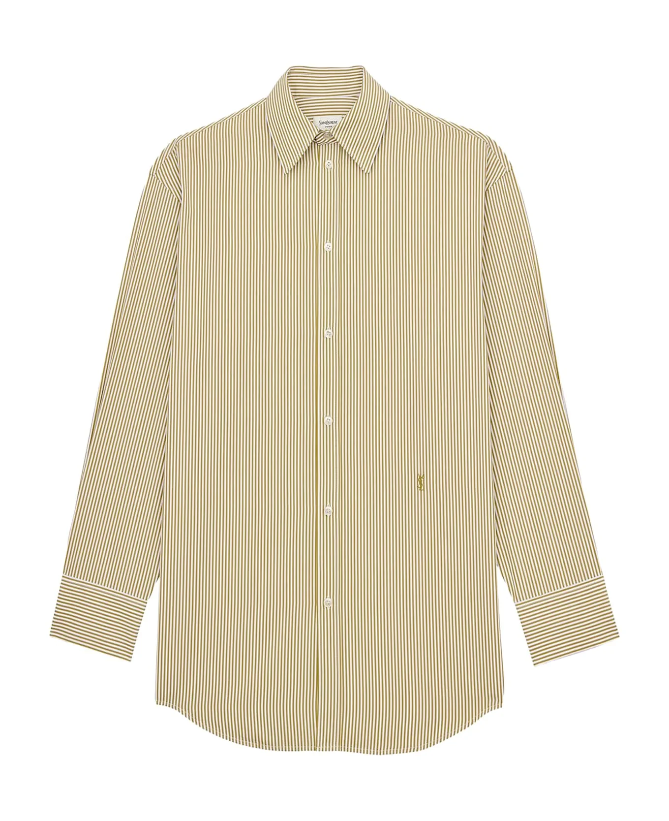 Striped Cotton Shirt - 1