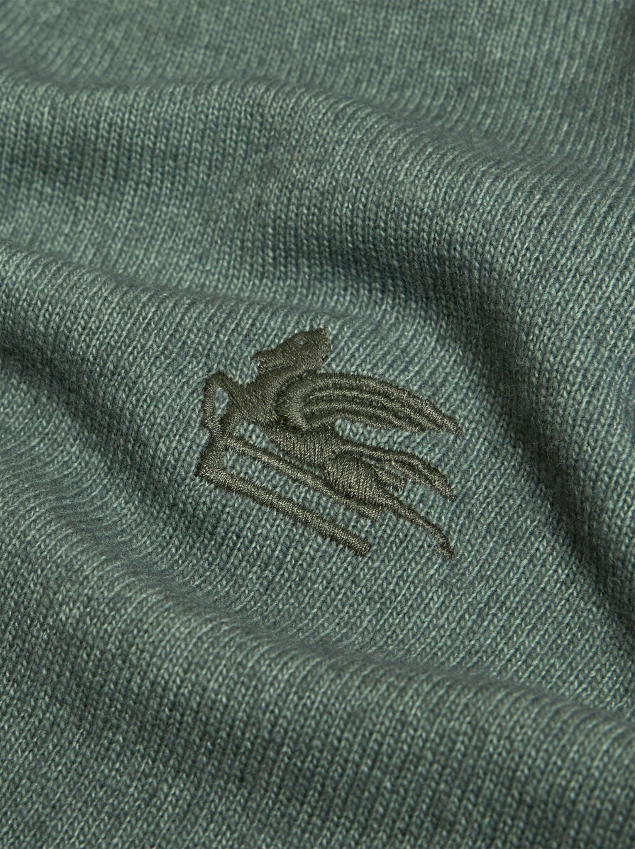 WOOL SWEATER WITH EMBROIDERY - 7