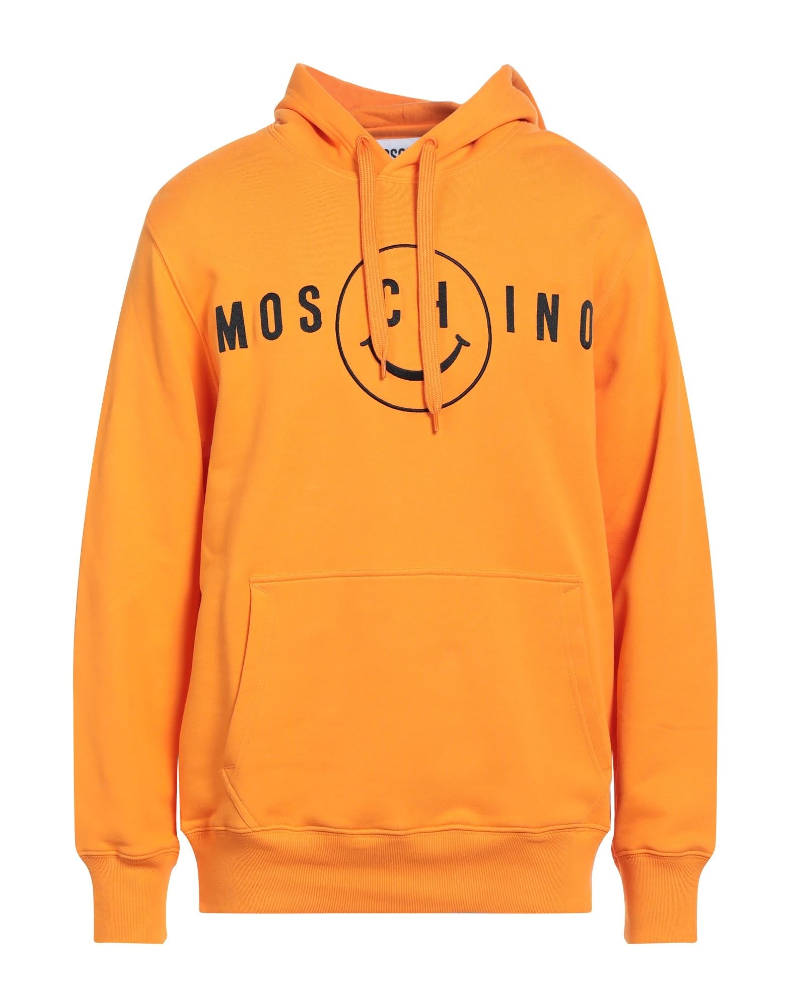 Orange Men's Hooded Sweatshirt - 1