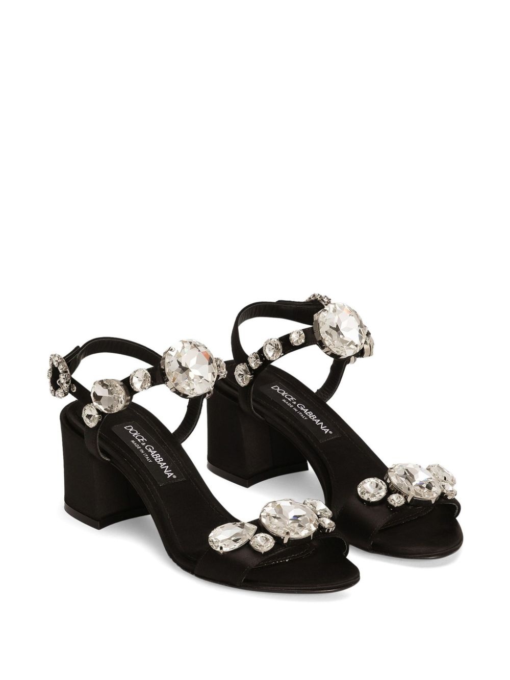 60mm crystal-embellished sandals - 2
