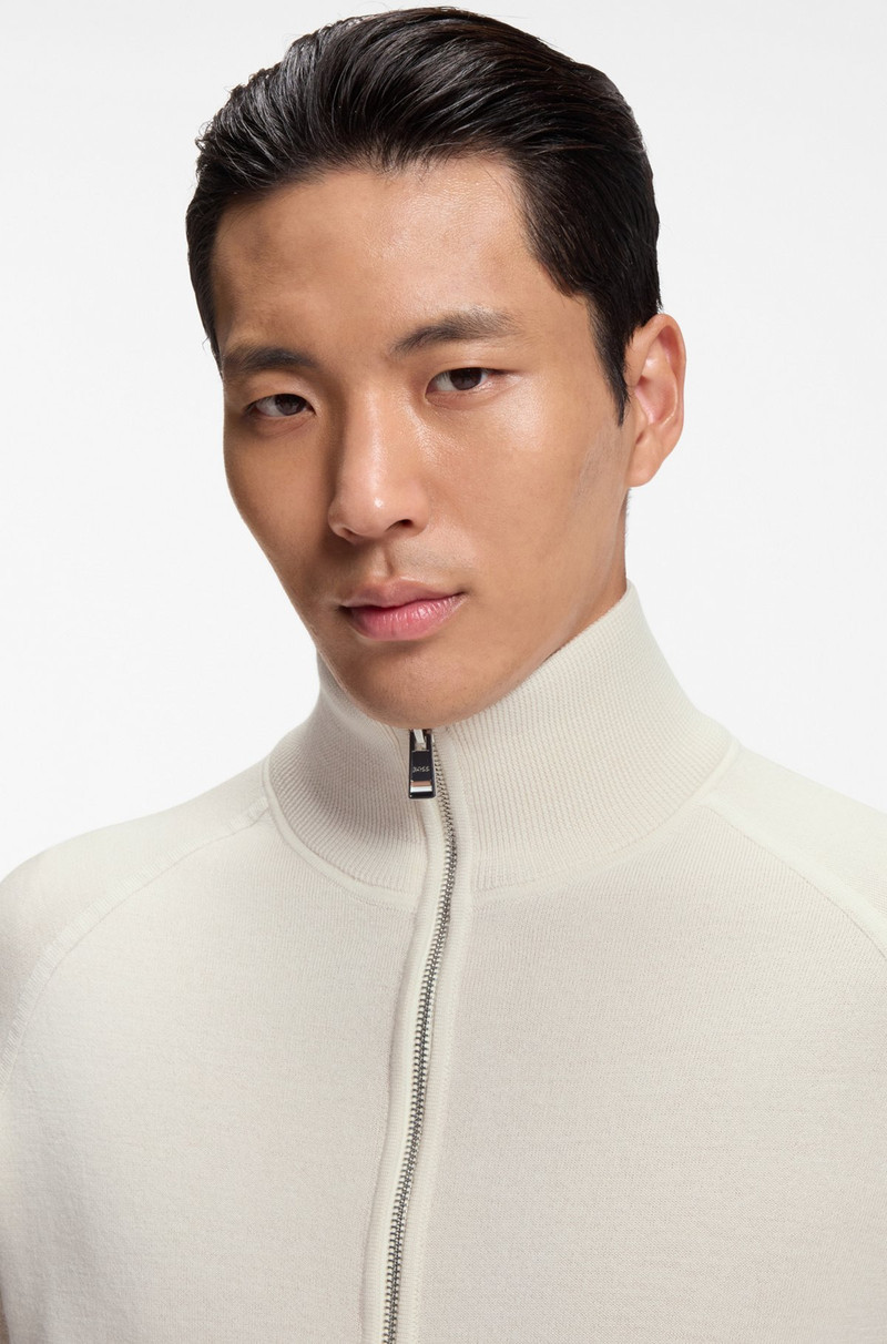 VIRGIN-WOOL CARDIGAN WITH ZIP FRONT 3