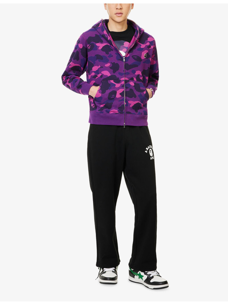 A BATHING APE® One Point Camouflage-Print Cotton Hoody outlook