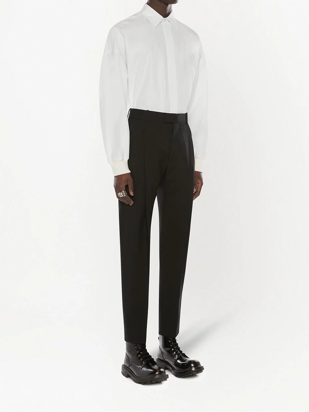 tailored slim-fit trousers - 3