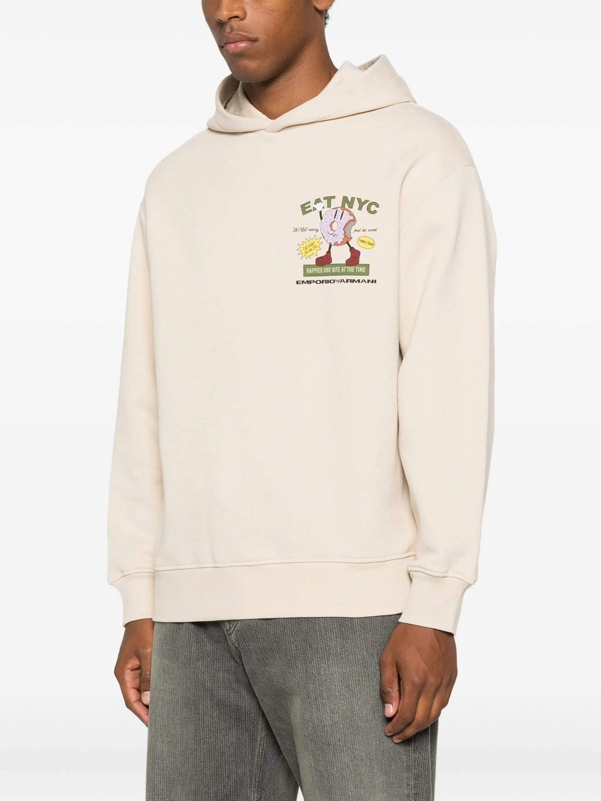 Emporio Armani Graphic-print Hoodie - 4